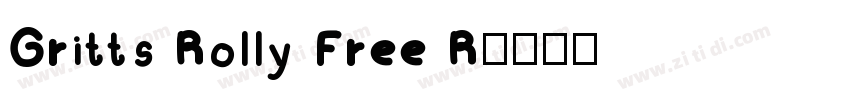 Gritts Rolly Free R字体转换